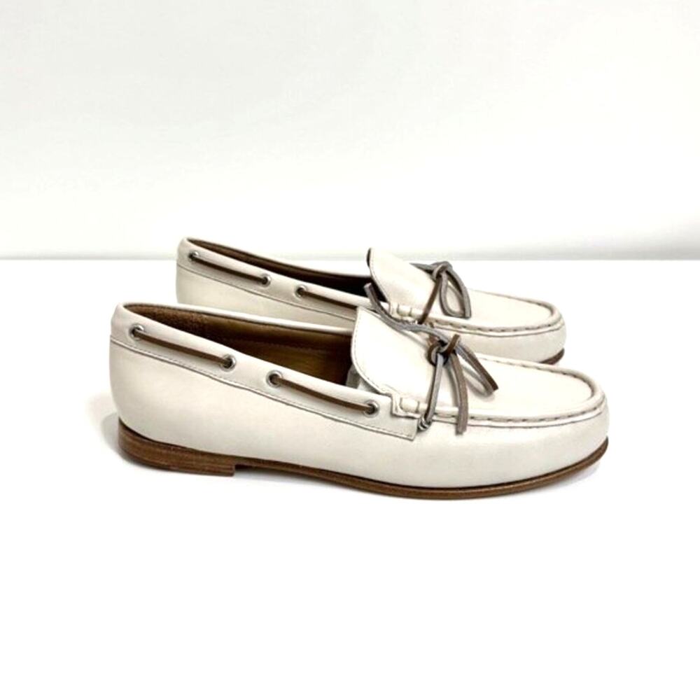 FREDA SALVADOR Freda Salvador Bone Calfskin Leather Morgan Loafer 11 NEW Shoes